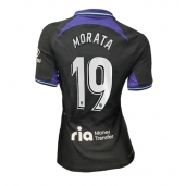 Billige Atletico Madrid Alvaro Morata #19 Udebanetrøje Dame 2022-23 Kort ærmer