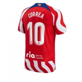 Billige Atletico Madrid Angel Correa #10 Hjemmebanetrøje 2022-23 Kort ærmer