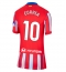 Billige Atletico Madrid Angel Correa #10 Hjemmebanetrøje Dame 2024-25 Kort ærmer