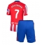 Billige Atletico Madrid Antoine Griezmann #7 Hjemmebanetrøje Børn 2024-25 Kort ærmer (+ bukser)