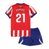 Billige Atletico Madrid Cristian Romero #21 Hjemmebanetrøje Børn 2026-27 Kort ærmer (+ bukser)