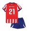 Billige Atletico Madrid Cristian Romero #21 Hjemmebanetrøje Børn 2026-27 Kort ærmer (+ bukser)