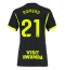 Billige Atletico Madrid Cristian Romero #21 Udebanetrøje Dame 2026-27 Kort ærmer