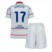 Billige Atletico Madrid David Hancko #17 Tredje trøje Børn 2026-27 Kort ærmer (+ bukser)