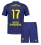 Billige Atletico Madrid David Hancko #17 Udebanetrøje Børn 2025-26 Kort ærmer (+ bukser)