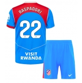 Billige Atletico Madrid Giacomo Raspadori #22 Tredje trøje Børn 2025-26 Kort ærmer (+ bukser)