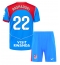Billige Atletico Madrid Giacomo Raspadori #22 Tredje trøje Børn 2025-26 Kort ærmer (+ bukser)