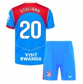 Billige Atletico Madrid Giuliano Simeone #20 Tredje trøje Børn 2025-26 Kort ærmer (+ bukser)