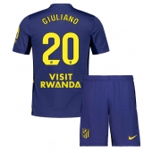 Billige Atletico Madrid Giuliano Simeone #20 Udebanetrøje Børn 2025-26 Kort ærmer (+ bukser)