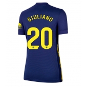 Billige Atletico Madrid Giuliano Simeone #20 Udebanetrøje Dame 2025-26 Kort ærmer