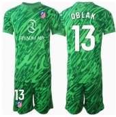 Billige Atletico Madrid Jan Oblak #13 Målmand Udebanetrøje Børn 2024-25 Kort ærmer (+ bukser)