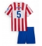 Billige Atletico Madrid Johnny Cardoso #5 Hjemmebanetrøje Børn 2025-26 Kort ærmer (+ bukser)