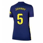 Billige Atletico Madrid Johnny Cardoso #5 Udebanetrøje Dame 2025-26 Kort ærmer