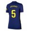 Billige Atletico Madrid Johnny Cardoso #5 Udebanetrøje Dame 2025-26 Kort ærmer