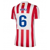 Billige Atletico Madrid Koke #6 Hjemmebanetrøje Dame 2025-26 Kort ærmer