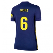 Billige Atletico Madrid Koke #6 Udebanetrøje Dame 2025-26 Kort ærmer