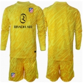 Billige Atletico Madrid Målmand Tredje trøje Børn 2024-25 Lange ærmer (+ bukser)