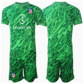 Billige Atletico Madrid Målmand Udebanetrøje Børn 2024-25 Kort ærmer (+ bukser)