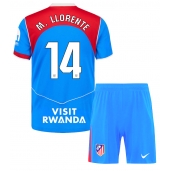 Billige Atletico Madrid Marcos Llorente #14 Tredje trøje Børn 2025-26 Kort ærmer (+ bukser)
