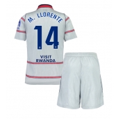 Billige Atletico Madrid Marcos Llorente #14 Tredje trøje Børn 2026-27 Kort ærmer (+ bukser)