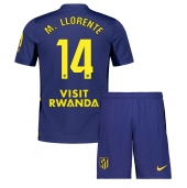 Billige Atletico Madrid Marcos Llorente #14 Udebanetrøje Børn 2025-26 Kort ærmer (+ bukser)