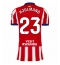 Billige Atletico Madrid Morten Hjulmand #23 Hjemmebanetrøje Dame 2026-27 Kort ærmer