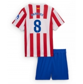 Billige Atletico Madrid Pablo Barrios #8 Hjemmebanetrøje Børn 2025-26 Kort ærmer (+ bukser)