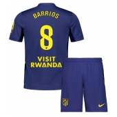 Billige Atletico Madrid Pablo Barrios #8 Udebanetrøje Børn 2025-26 Kort ærmer (+ bukser)