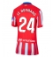 Billige Atletico Madrid Robin Le Normand #24 Hjemmebanetrøje Dame 2024-25 Kort ærmer