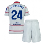 Billige Atletico Madrid Robin Le Normand #24 Tredje trøje Børn 2026-27 Kort ærmer (+ bukser)