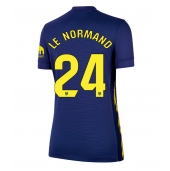 Billige Atletico Madrid Robin Le Normand #24 Udebanetrøje Dame 2025-26 Kort ærmer