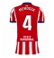 Billige Atletico Madrid Rodrigo Mendoza #4 Hjemmebanetrøje Dame 2026-27 Kort ærmer