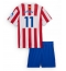 Billige Atletico Madrid Thiago Almada #11 Hjemmebanetrøje Børn 2025-26 Kort ærmer (+ bukser)
