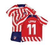 Billige Atletico Madrid Thomas Lemar #11 Hjemmebanetrøje Børn 2022-23 Kort ærmer (+ bukser)