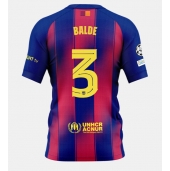 Billige Barcelona Alejandro Balde #3 Hjemmebanetrøje 2025-26 Kort ærmer