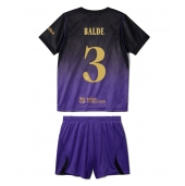 Billige Barcelona Alejandro Balde #3 Udebanetrøje Børn 2026-27 Kort ærmer (+ bukser)