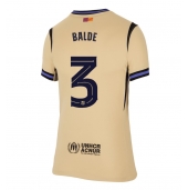 Billige Barcelona Alejandro Balde #3 Udebanetrøje Dame 2025-26 Kort ærmer