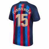 Billige Barcelona Andreas Christensen #15 Hjemmebanetrøje 2022-23 Kort ærmer