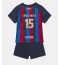 Billige Barcelona Andreas Christensen #15 Hjemmebanetrøje Børn 2022-23 Kort ærmer (+ bukser)