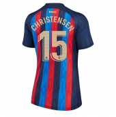 Billige Barcelona Andreas Christensen #15 Hjemmebanetrøje Dame 2022-23 Kort ærmer