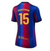 Billige Barcelona Andreas Christensen #15 Hjemmebanetrøje Dame 2026-27 Kort ærmer