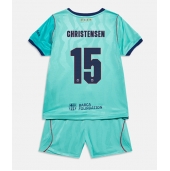 Billige Barcelona Andreas Christensen #15 Tredje trøje Børn 2026-27 Kort ærmer (+ bukser)