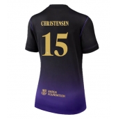 Billige Barcelona Andreas Christensen #15 Udebanetrøje Dame 2026-27 Kort ærmer