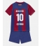 Billige Barcelona Ansu Fati #10 Hjemmebanetrøje Børn 2023-24 Kort ærmer (+ bukser)