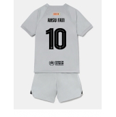 Billige Barcelona Ansu Fati #10 Tredje trøje Børn 2022-23 Kort ærmer (+ bukser)