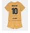 Billige Barcelona Ansu Fati #10 Udebanetrøje Børn 2022-23 Kort ærmer (+ bukser)