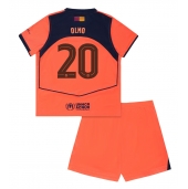 Billige Barcelona Dani Olmo #20 Tredje trøje Børn 2025-26 Kort ærmer (+ bukser)