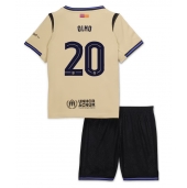 Billige Barcelona Dani Olmo #20 Udebanetrøje Børn 2025-26 Kort ærmer (+ bukser)