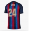 Billige Barcelona Eric Garcia #24 Hjemmebanetrøje 2022-23 Kort ærmer
