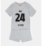 Billige Barcelona Eric Garcia #24 Tredje trøje Børn 2022-23 Kort ærmer (+ bukser)